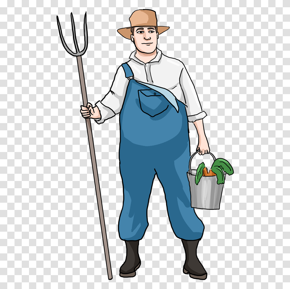 Farmer Clipart Farmer Clipart Background Farmer Clipart, Person, Human, Hat Transparent Png