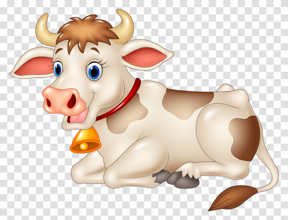Farmer Clipart Vector Free For Cartoon Animals, Toy, Cow, Cattle, Mammal Transparent Png