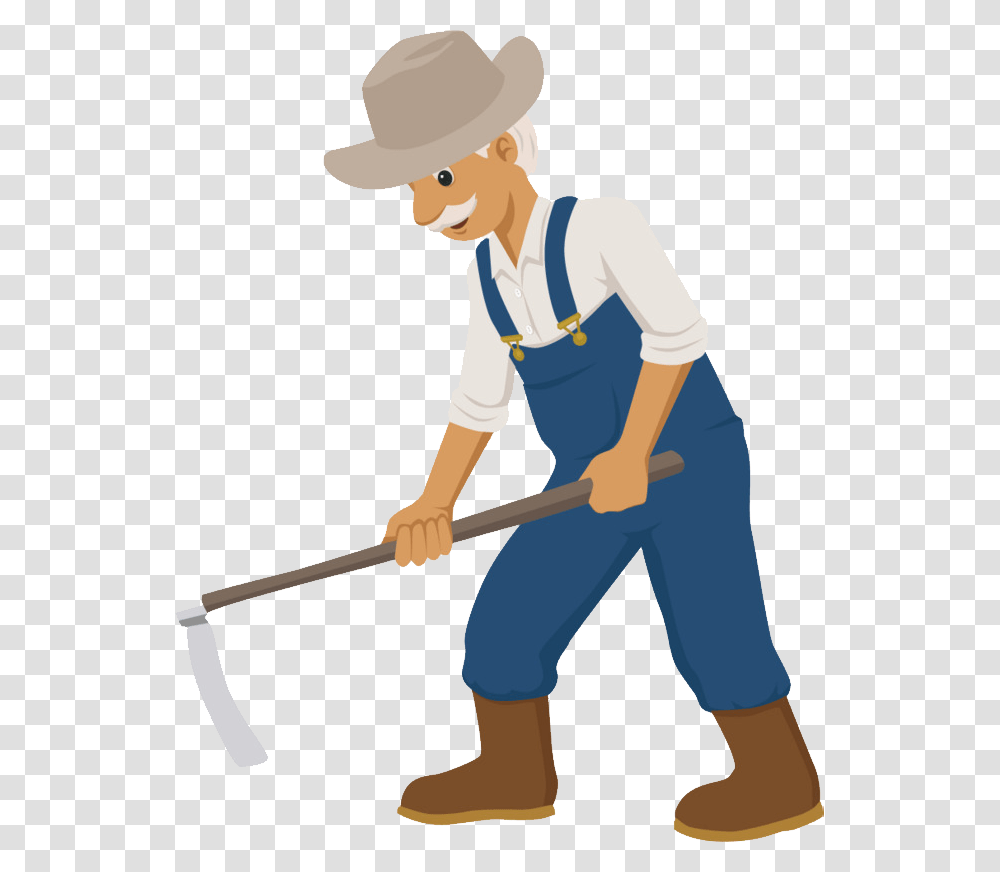 Farmer Farmer Clipart, Person, Human, Cleaning, Hat Transparent Png