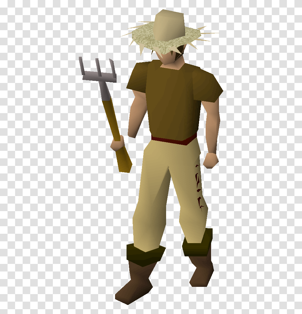 Farmer Farmer, Person, Cross, Symbol, Figurine Transparent Png