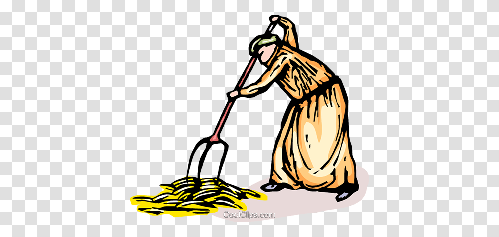 Farmer Gathering Harvest Or Crop Royalty Free Vector Clip Art, Cleaning, Kneeling, Washing Transparent Png