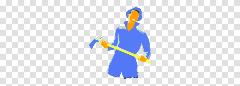 Farmer Holding Axe Clip Art, Person, Human, Cleaning, Outdoors Transparent Png