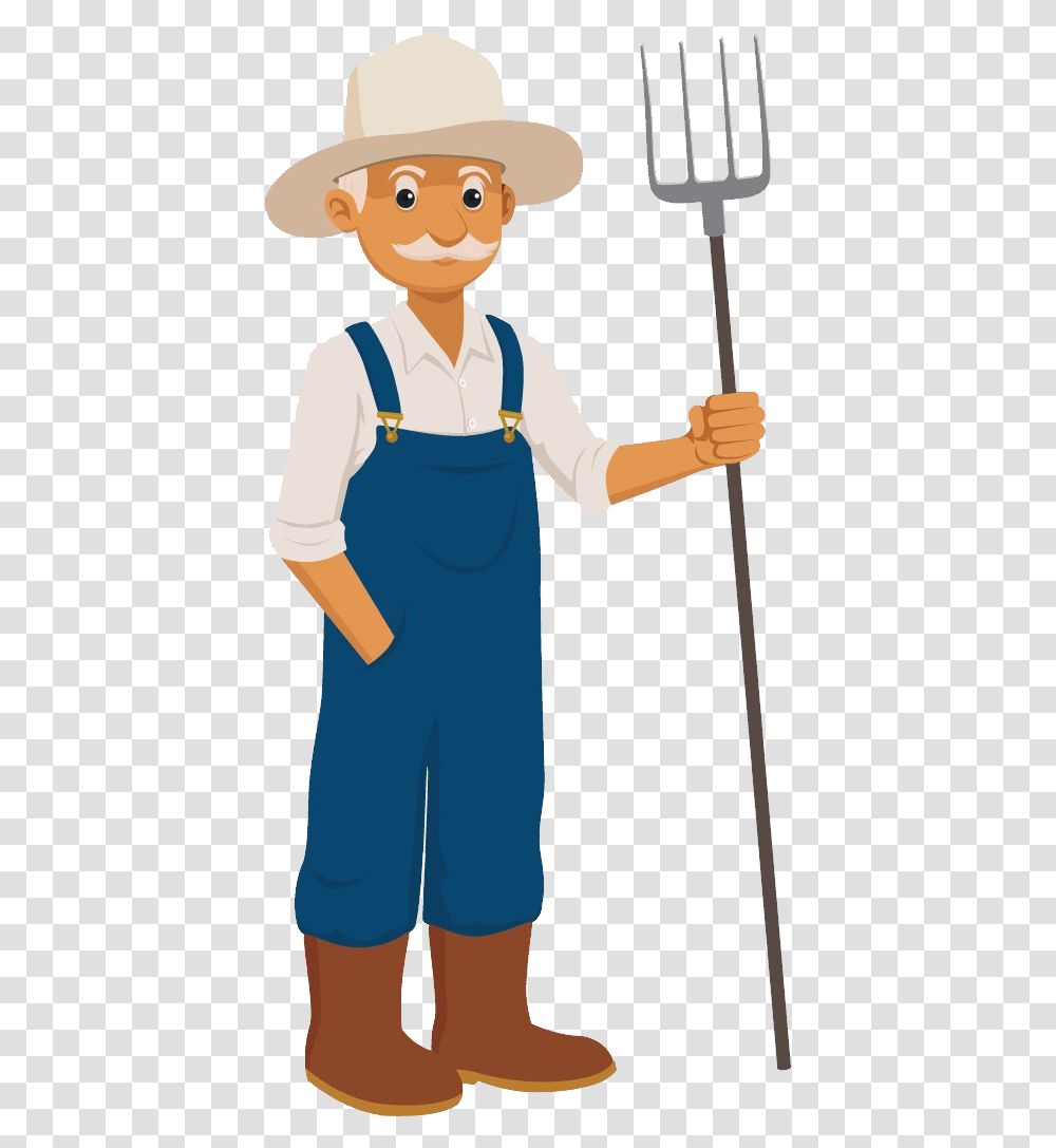 Farmer Image For Free Download Farmer Clipart, Person, Human, Stick, Performer Transparent Png