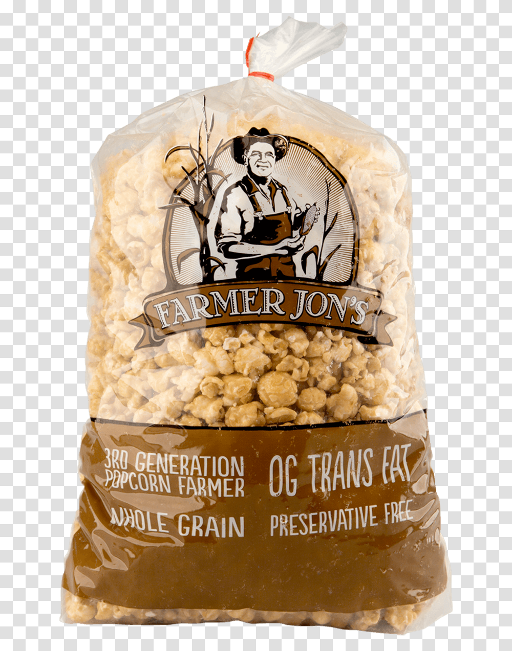 Farmer Jon Popcorn Download Farmer Jon's Popcorn, Food, Person, Human, Birthday Cake Transparent Png