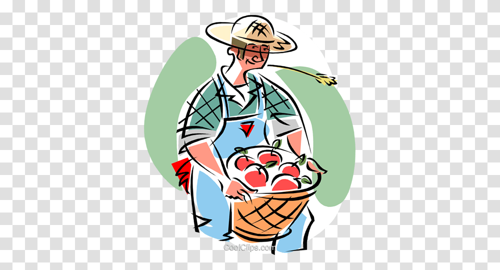 Farmer Royalty Free Vector Clip Art Illustration, Person, Helmet, Worker Transparent Png