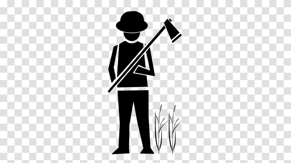 Farmer Silhouette, Gray, World Of Warcraft Transparent Png
