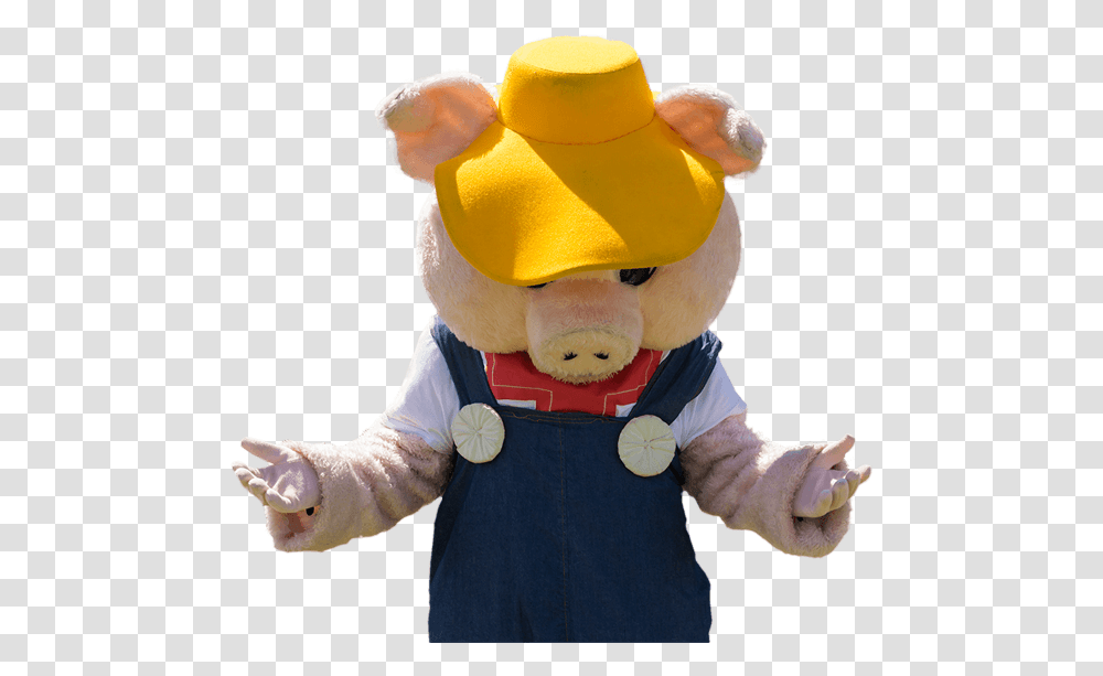 Farmer Ted S Pig Looking Sad Because We Cannot Find Stuffed Toy, Mascot, Person, Human, Finger Transparent Png