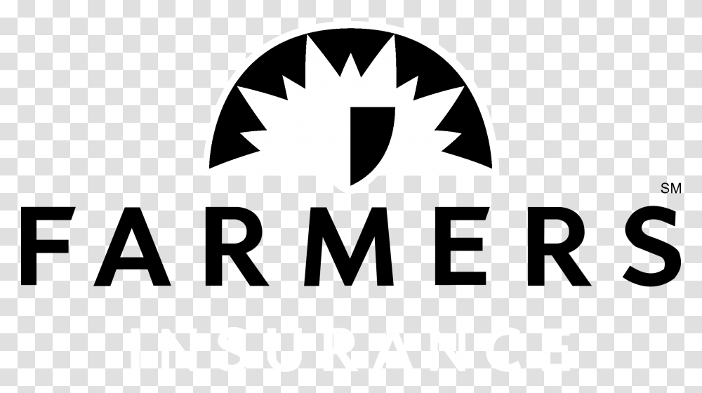 Farmers Insurance Logo Black, Leaf, Plant, Label Transparent Png