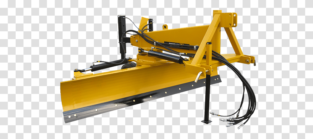 Farmgard Bulldozer Grader Blade Machine, Tractor, Vehicle, Transportation, Snowplow Transparent Png