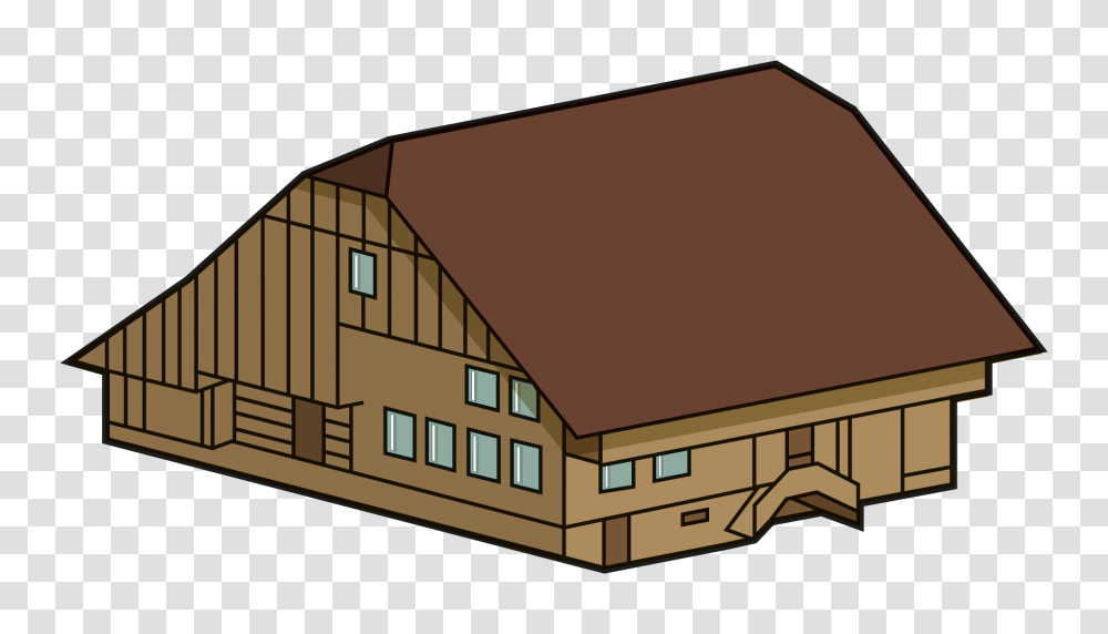 Farmhouse, Housing, Building, Cabin, Log Cabin Transparent Png