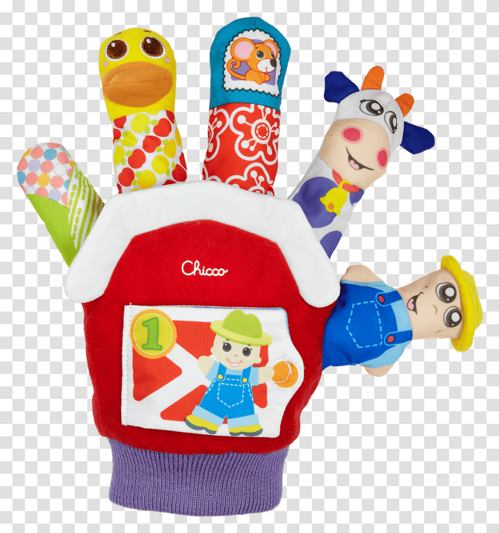 Farmyard Finger Puppet Chicco Finger Puppet, Toy, Mascot, Plush Transparent Png