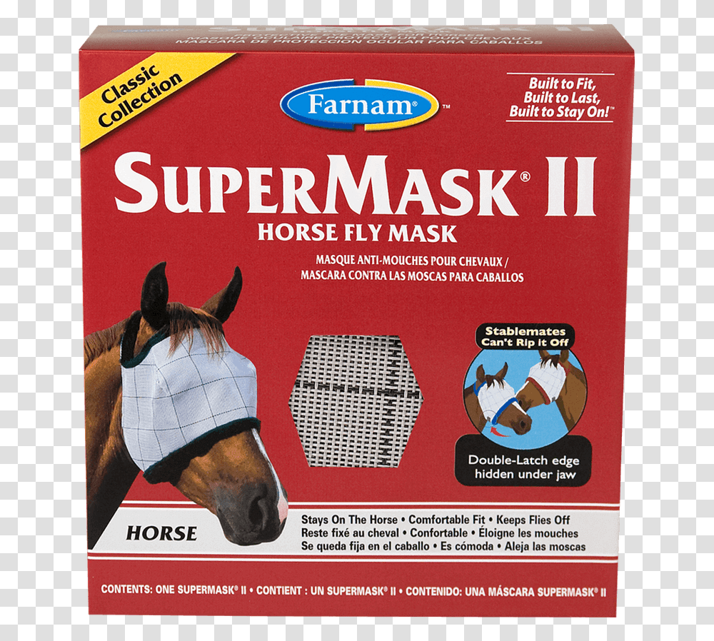 Farnam Supermask Ii Classic Without Ears Farnam Fly Mask, Poster, Advertisement, Flyer, Paper Transparent Png