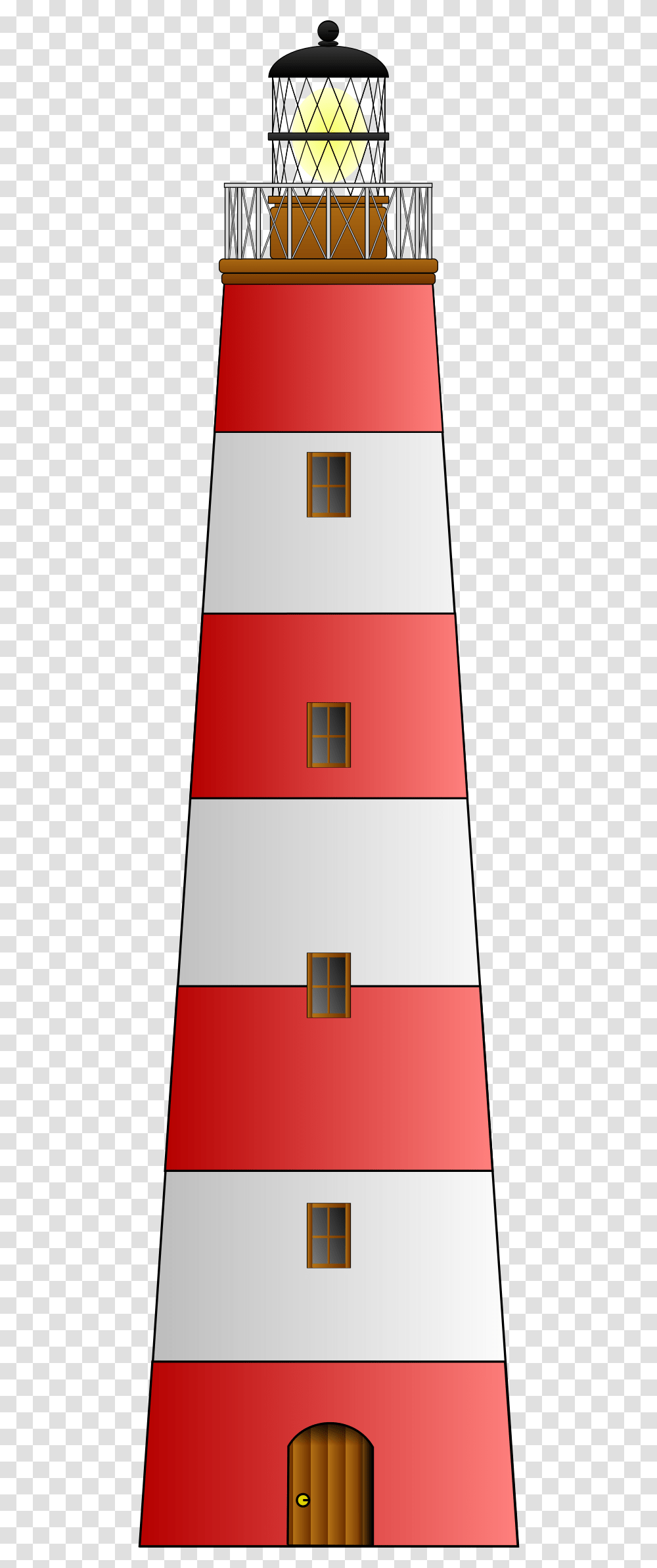 Faro Rojo Y Blanco Clipart Lighthouse Clipart, Label, Poster, Advertisement Transparent Png