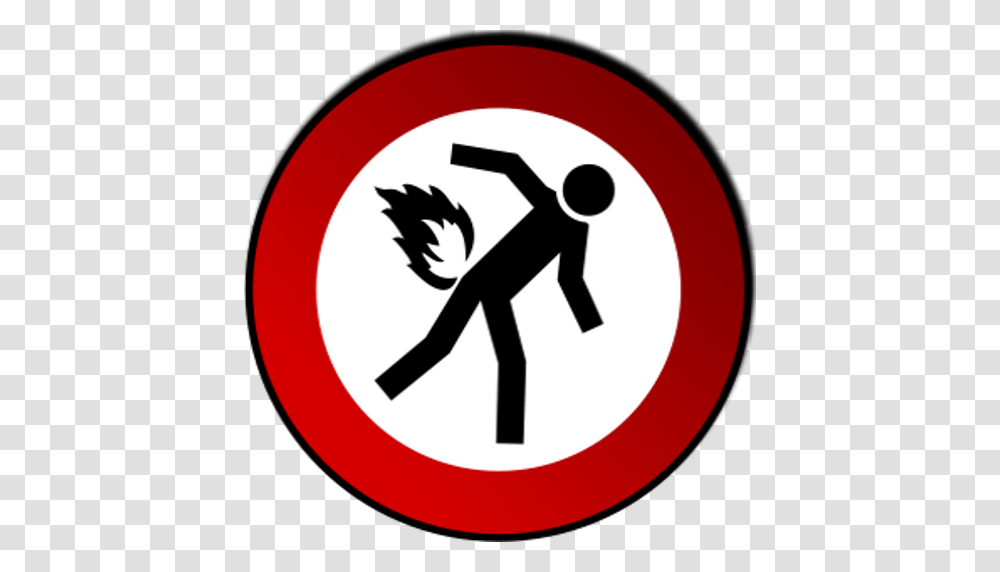 Fart Fire Clipart Fart Sign, Symbol, Road Sign, Stopsign Transparent Png