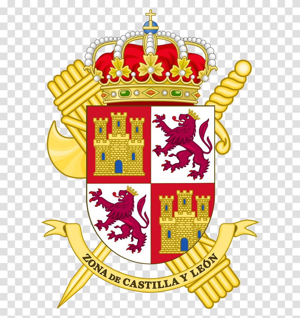 Fasces Clipart Coat Of Arms Of Castile And Len, Logo, Emblem, Birthday Cake Transparent Png