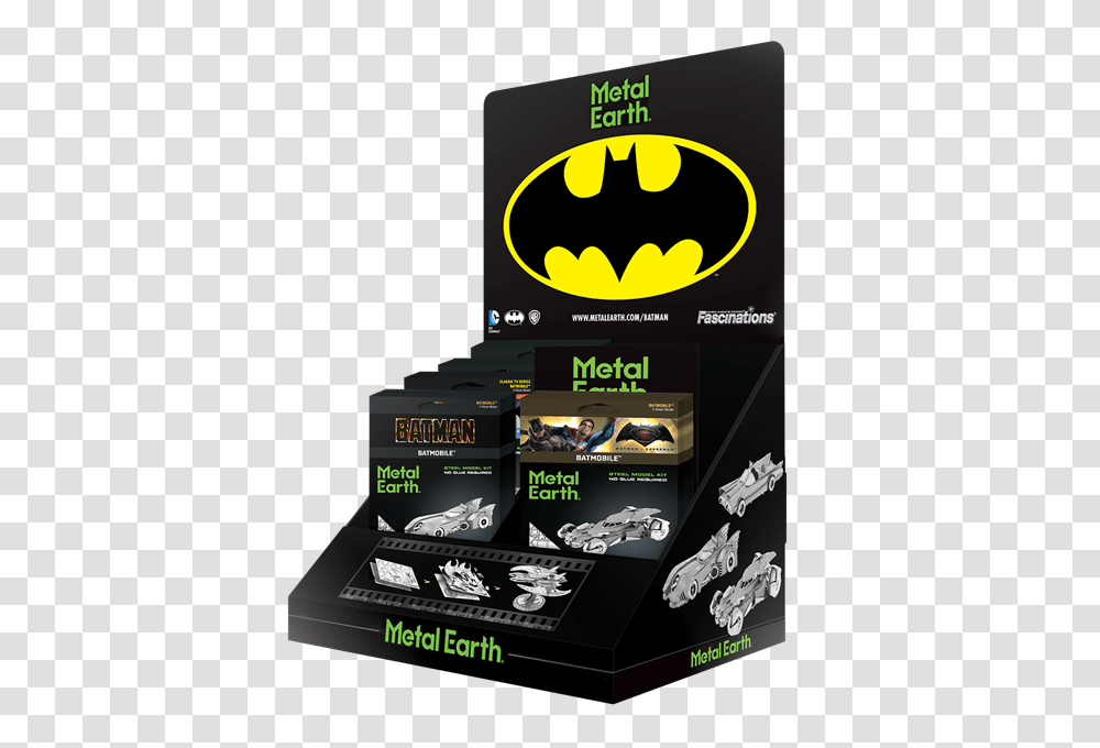 Fascinations Metal Earth Metal Model Diy Kits Batman Prepack, Batman Logo, Flyer, Poster Transparent Png