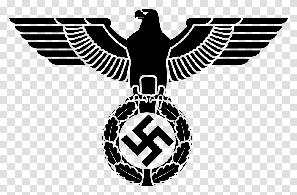 Fascist Eagle White Supremacy Eagle Tattoo, Gray, World Of Warcraft Transparent Png