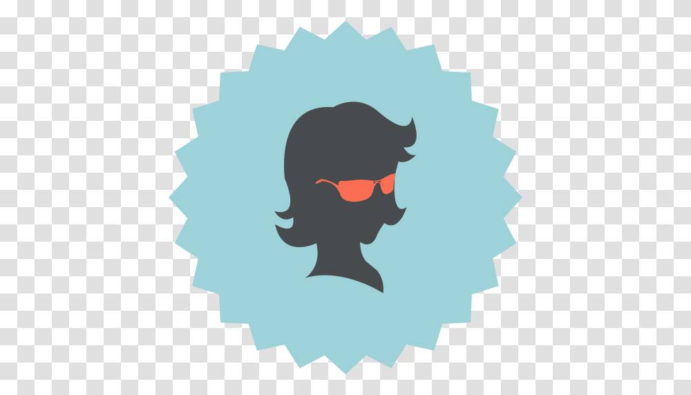 Fashion Female Girl Lady Silhouette Sunglasses Woman Icon, Poster, Advertisement, Face, Person Transparent Png