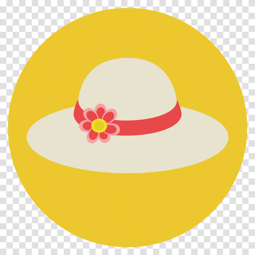 Fashion Flat Icon, Apparel, Sun Hat, Sombrero Transparent Png