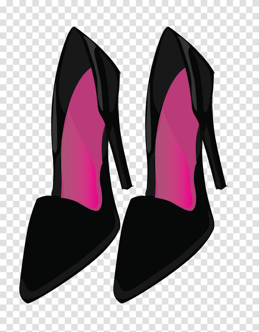 Fashion Girl Clip Art Digital Paper Shoes Lipstickgraphic, Apparel, Footwear, High Heel Transparent Png