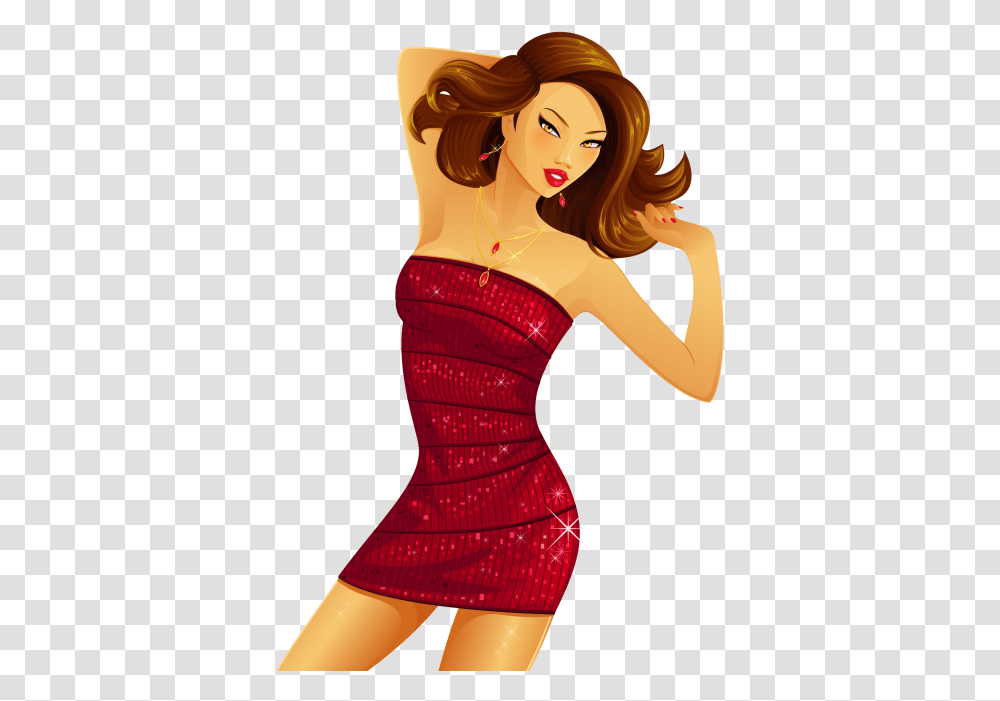 Fashion Girl Image Image Free Download Searchpng Casino Girl, Dress, Dance Pose, Leisure Activities Transparent Png