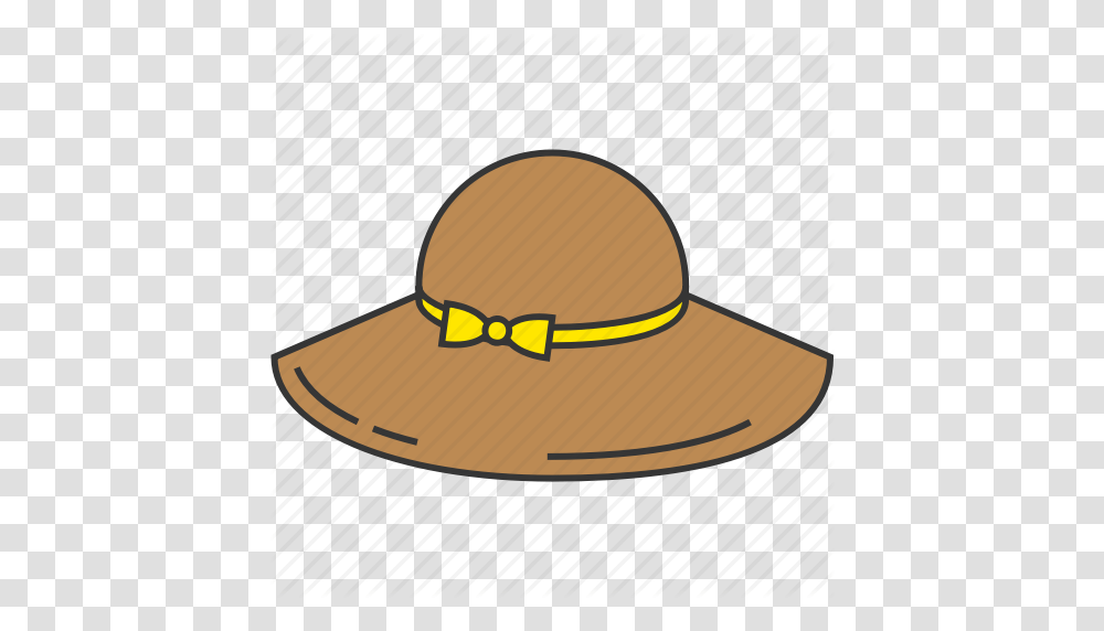 Fashion Hat Ribbon Straw Hat Woman Icon, Apparel, Sun Hat, Baseball Cap Transparent Png