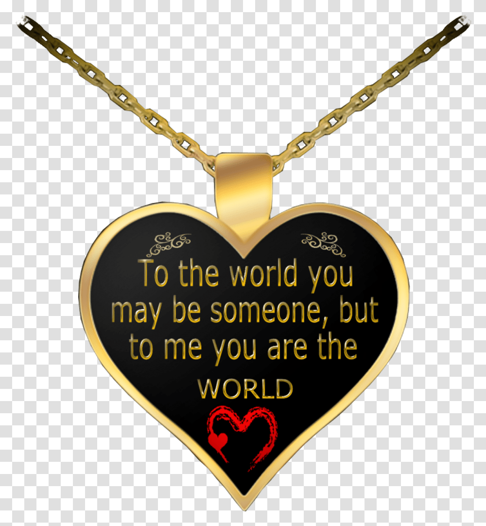 Fashion Jewelry Father And Daughter To My Daughter Best Love Gift In The World, Pendant Transparent Png