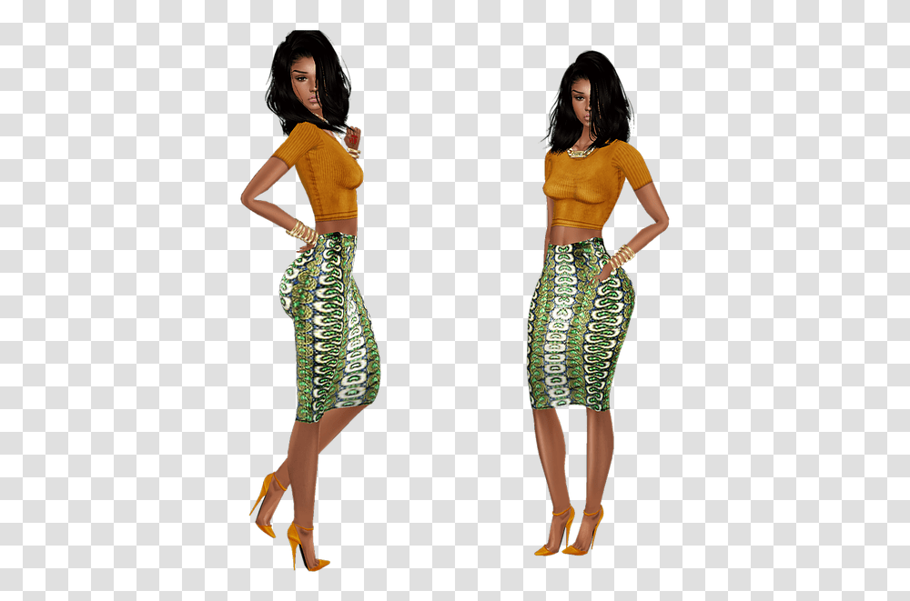 Fashion Model, Person, Skirt, Female Transparent Png