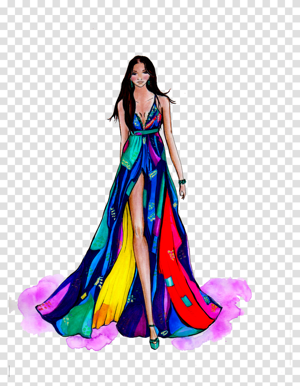 Fashion Model, Person, Female, Dress Transparent Png