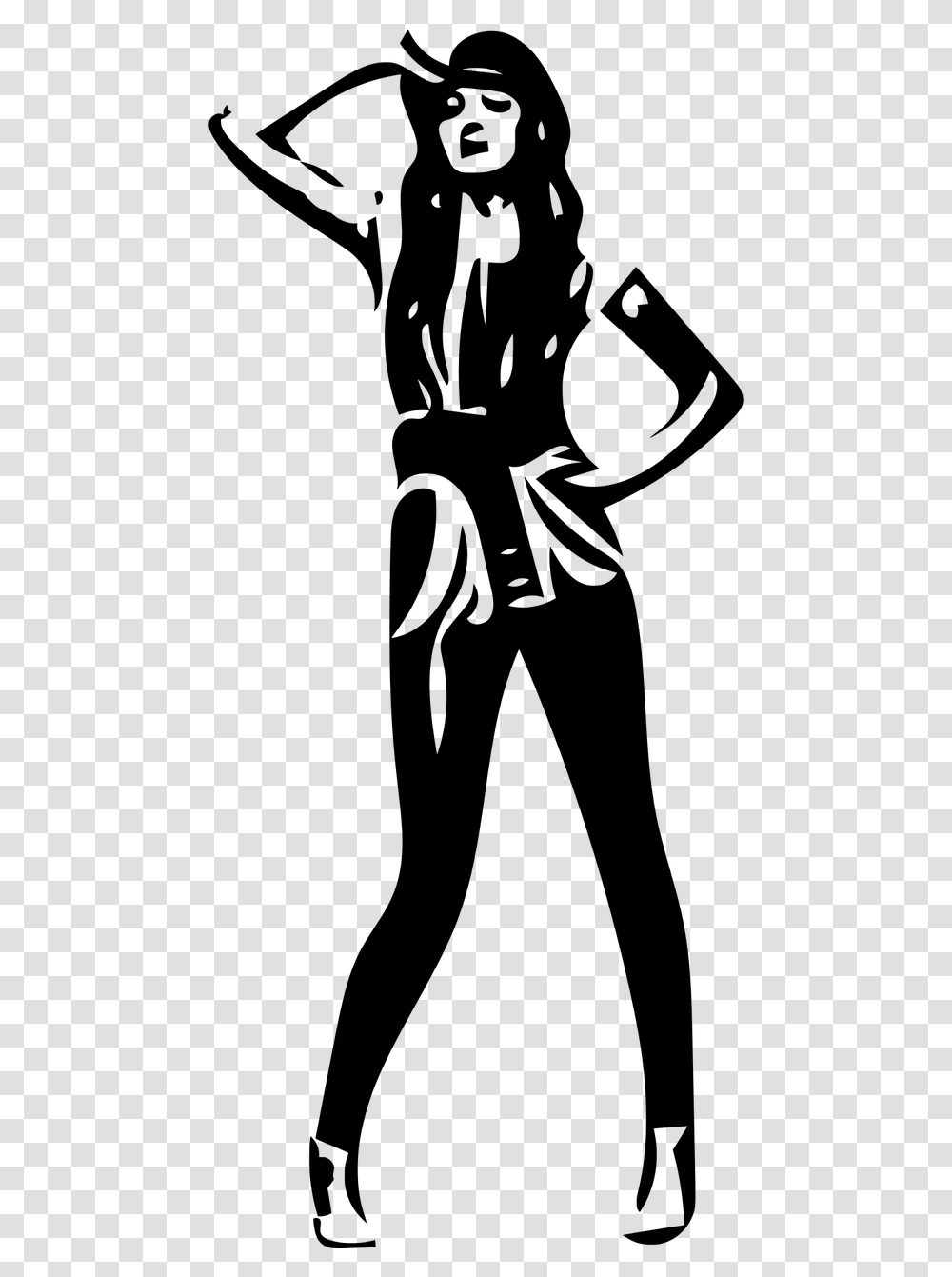 Fashion Model Vector, Gray, World Of Warcraft Transparent Png