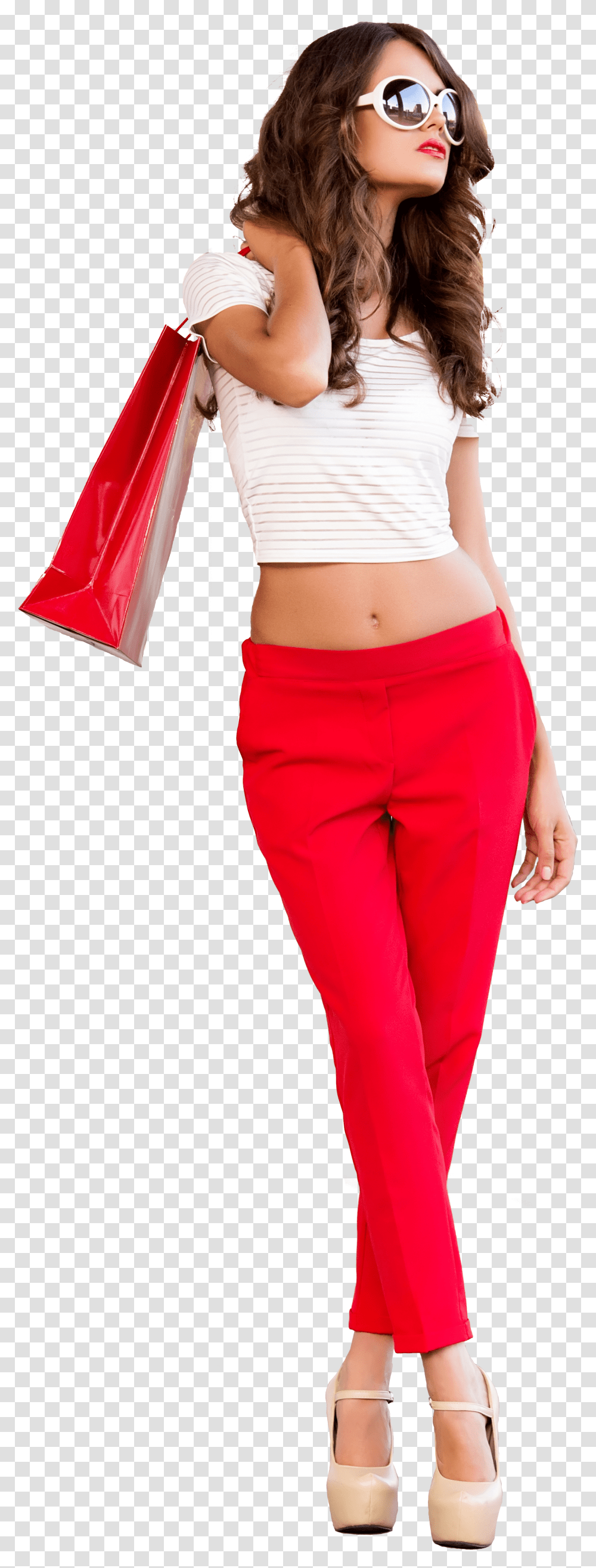 Fashion Models Hd Indian Girls, Pants, Person, Sunglasses Transparent Png