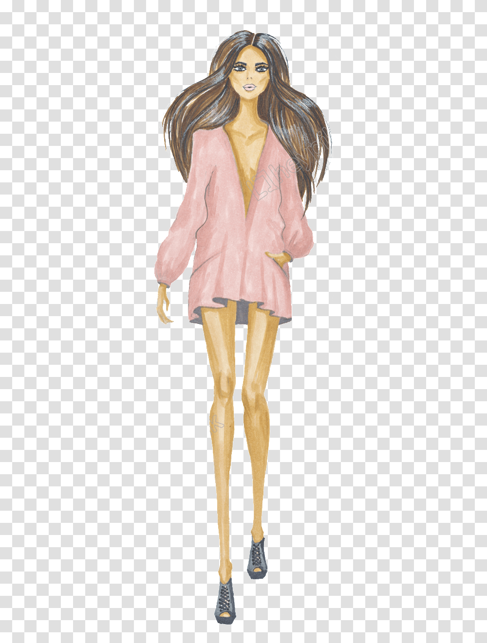 Fashion Runway Clipart Vector Fashion Model, Doll, Toy, Figurine, Person Transparent Png