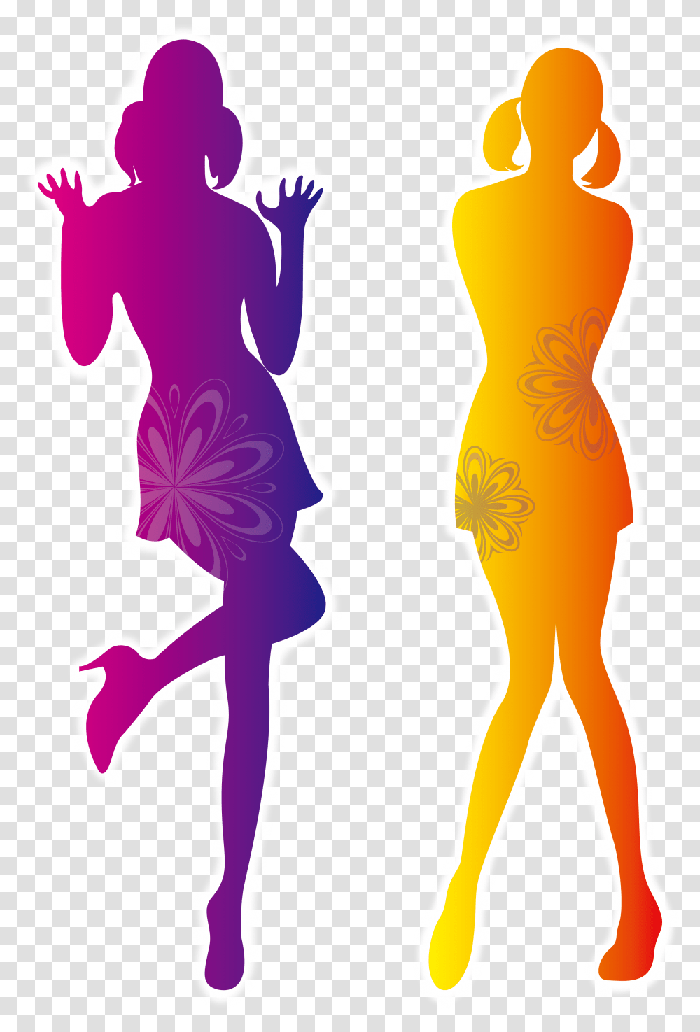 Fashion Silhouette Illustration Woman In Heels Silhouette, Person, Human Transparent Png