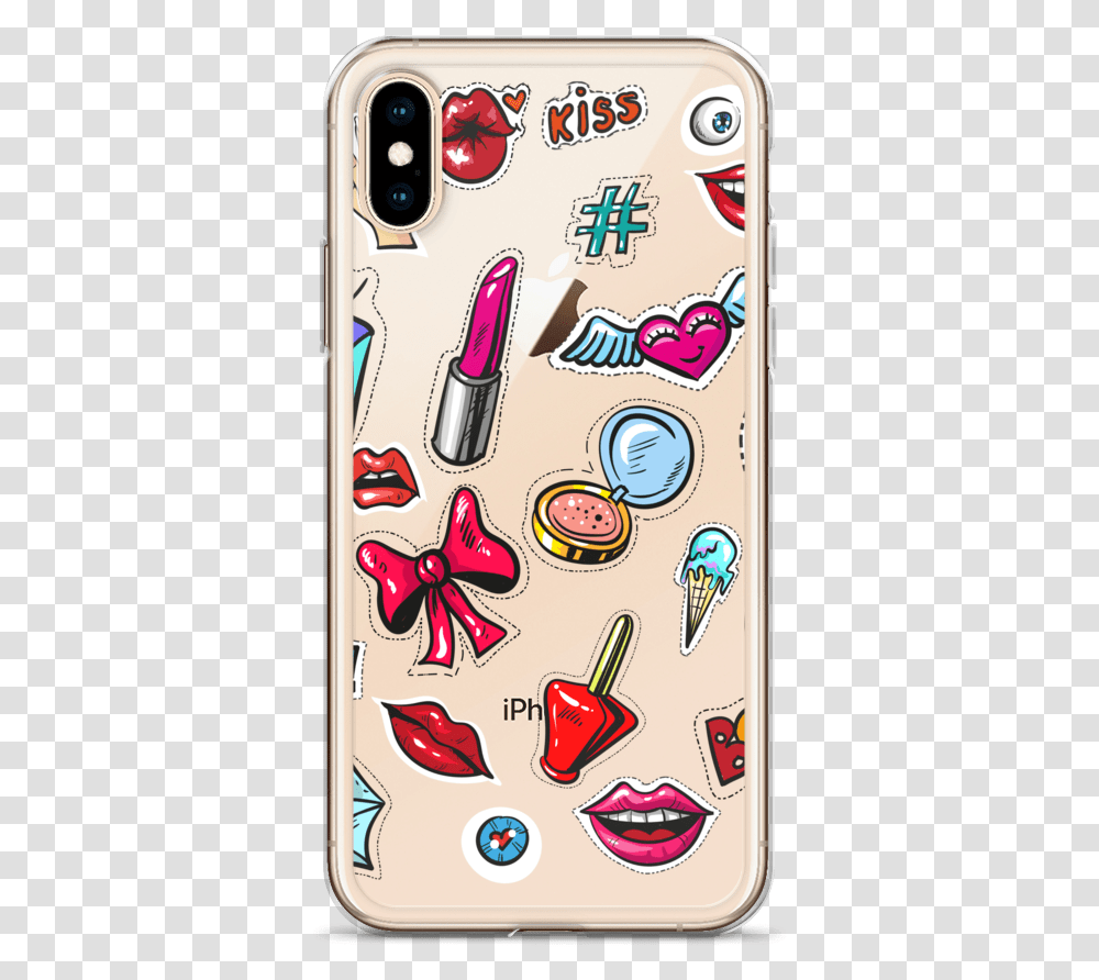 Fashion Stickers, Mobile Phone, Electronics, Cell Phone, Lipstick Transparent Png
