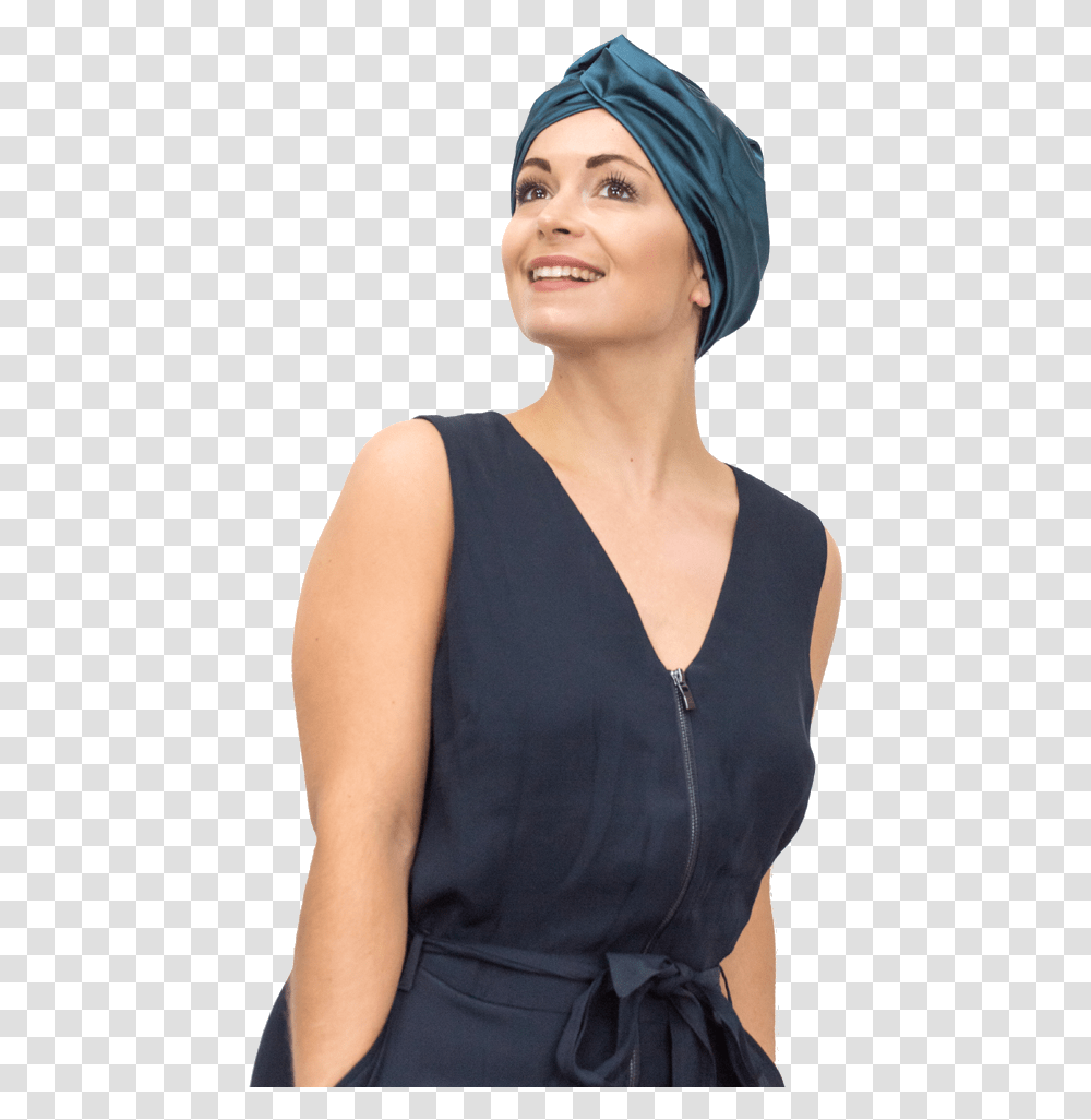 Fashion Turbans For Hair Loss Cocktail Dress, Person, Blouse, Female Transparent Png