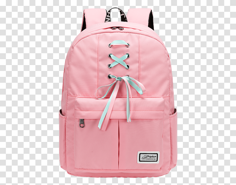 Fashion Women's Backpack Sweet Canvas Backpack School Diaper Bag Transparent Png