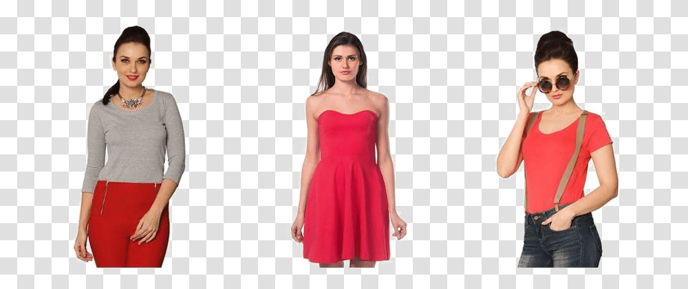 Fashionable Girl Background Ladies Fashion Wear, Dress, Clothing, Person, Female Transparent Png