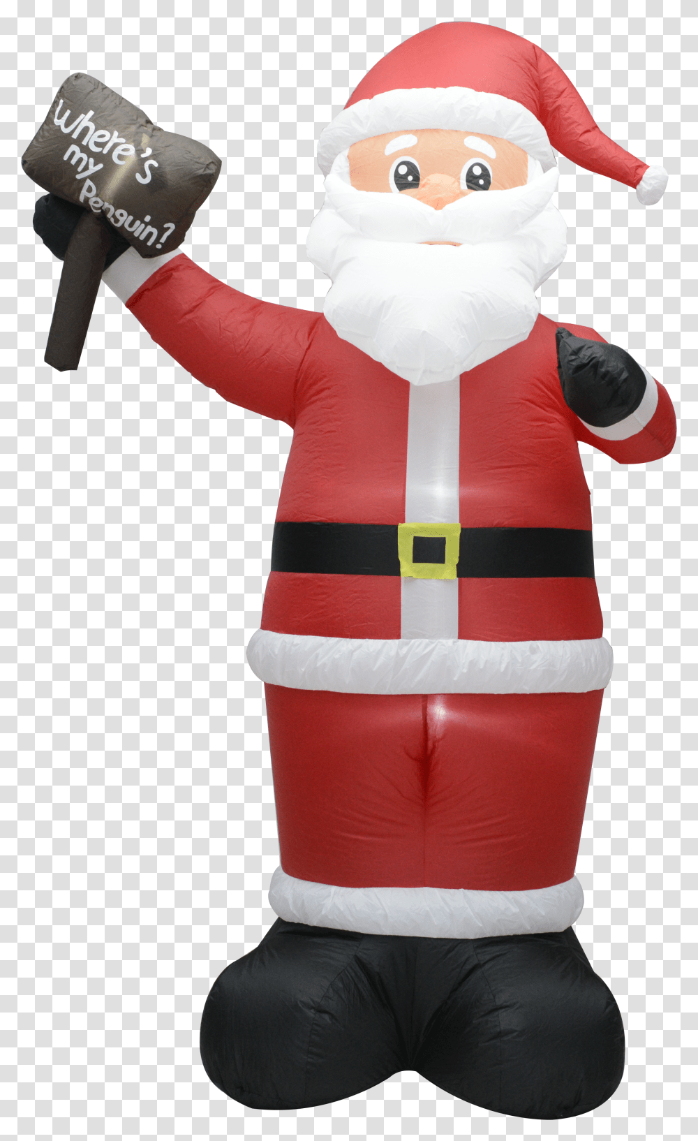 Fashionlite 8 Feet Christmas Xmas Inflatable Placard Santa Claus Transparent Png