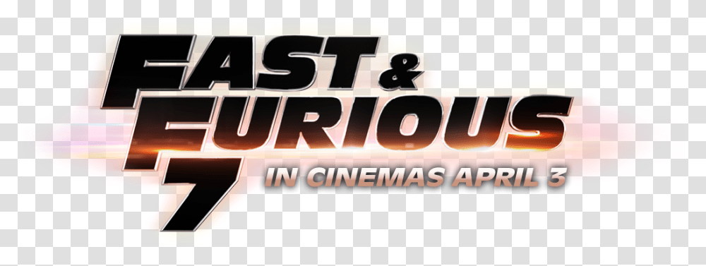 Fast And Furious 7 Logo, Word, Alphabet, Food Transparent Png