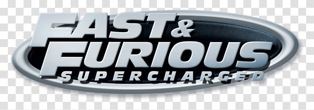 Fast And Furious Supercharged Logo, Word, Label Transparent Png