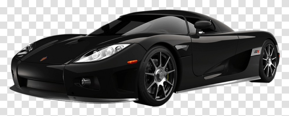 Fast Car Black Sports Car, Vehicle, Transportation, Tire, Wheel Transparent Png