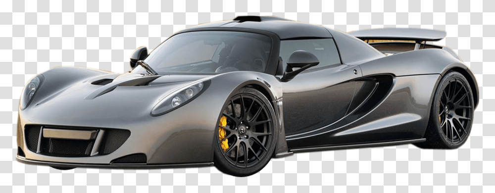 Fast Car Hennessey Venom Gt Stock Speed, Vehicle, Transportation, Tire, Wheel Transparent Png