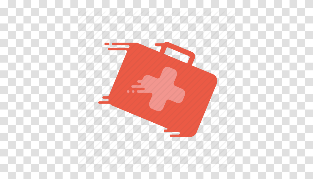 Fast First Aid Kit Motion Speed Streak Suitcase Icon, Bag Transparent Png
