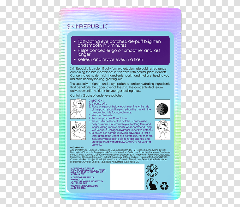 Fast Fix 5 Minute Under Eye PatchClass Mobile Phone, Advertisement, Flyer, Poster, Paper Transparent Png