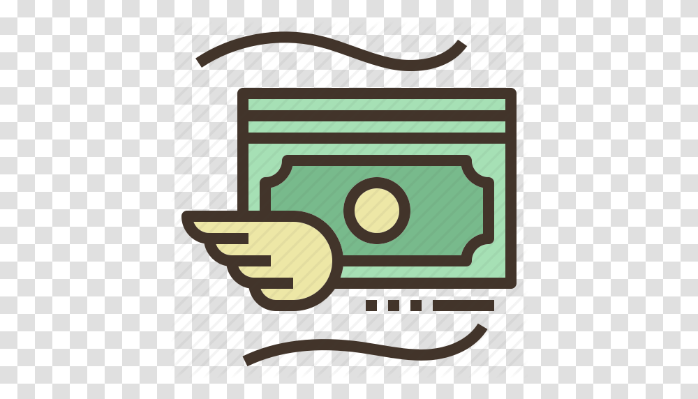 Fast Flying Money Transfer Way Icon, Dvd, Disk, Cassette Transparent Png