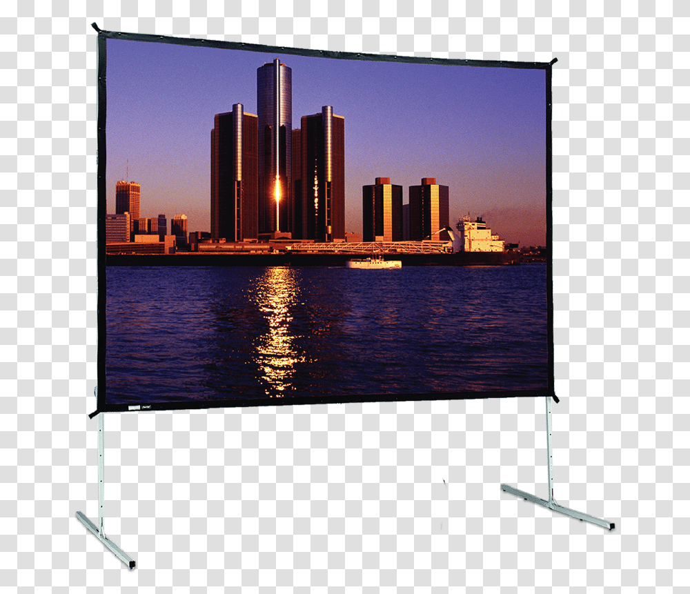 Fast Fold Portable Projector Screen, Electronics, Monitor, Display, Projection Screen Transparent Png