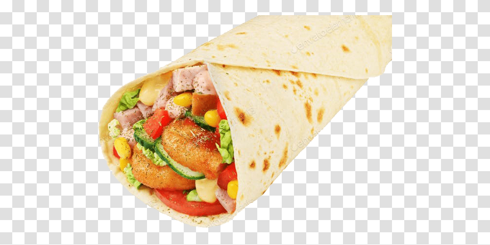 Fast Food, Burrito, Hot Dog, Sandwich Wrap, Lunch Transparent Png
