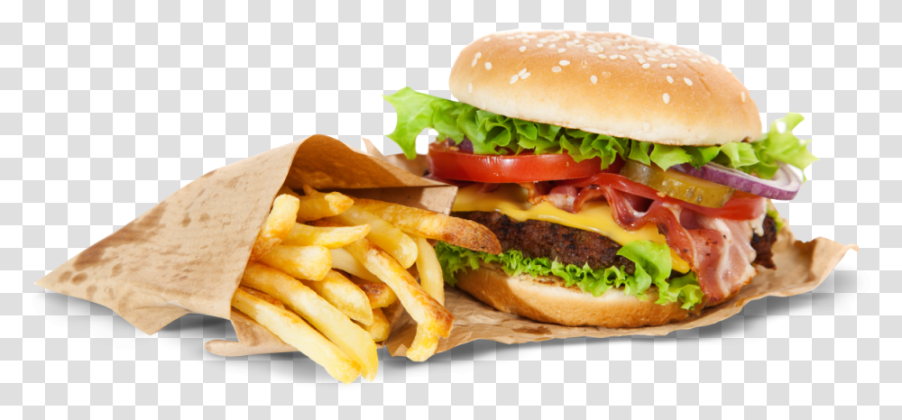 Fast Food Hd, Burger, Fries, Lunch, Meal Transparent Png