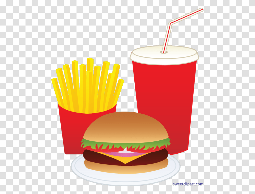 Fast Food Meal Clip Art, Fries, Lamp, Burger, Beverage Transparent Png
