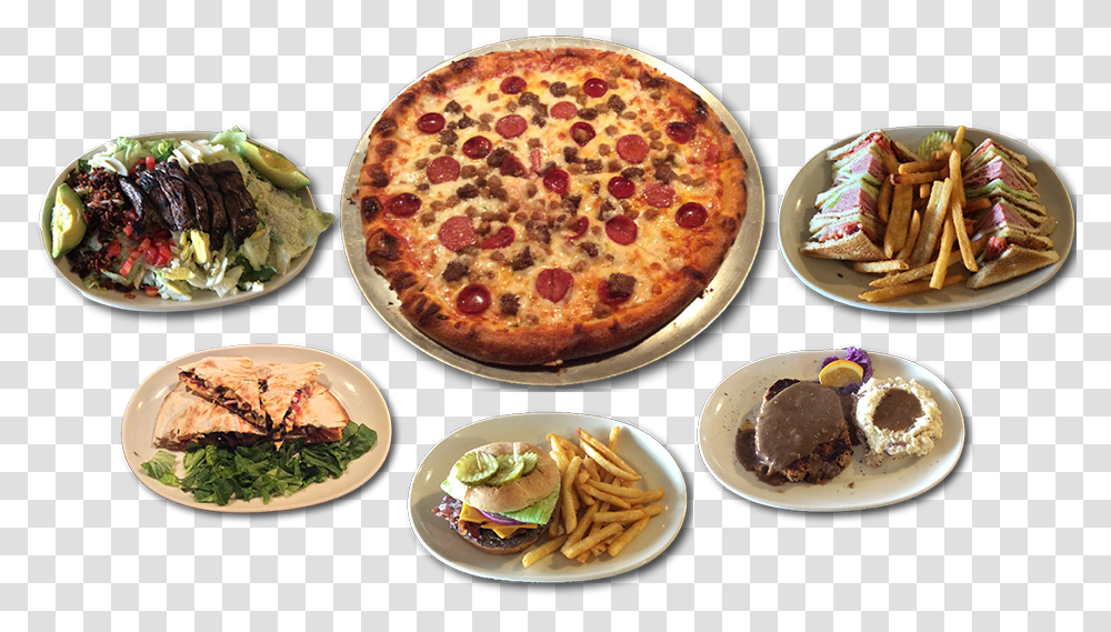 Fast Food, Pizza, Burger, Cream, Dessert Transparent Png